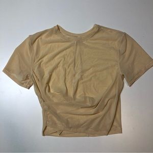 Lululemon Athletica Womens Sheer Top Size 4